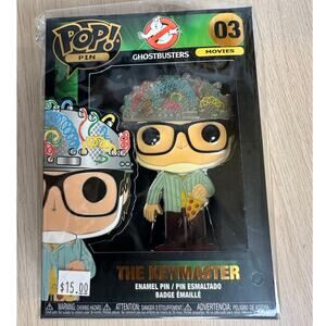 Funko Pop! ENAMEL PIN The KeyMaster #03 Ghostbusters - New